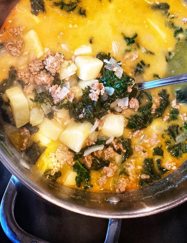GlutenFree Zuppa Toscana Soup {DairyFree} {Paleo} Rebecca Taig