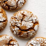 gingerbread crinkle cookies