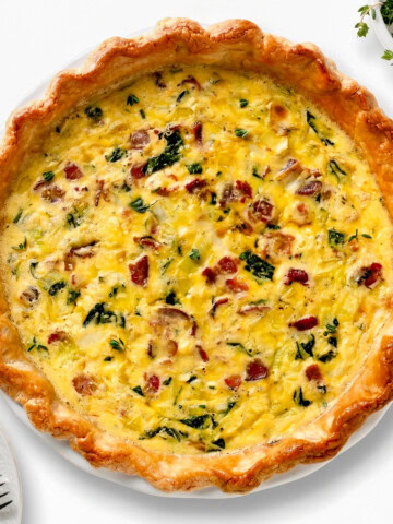 Gluten Free Quiche.