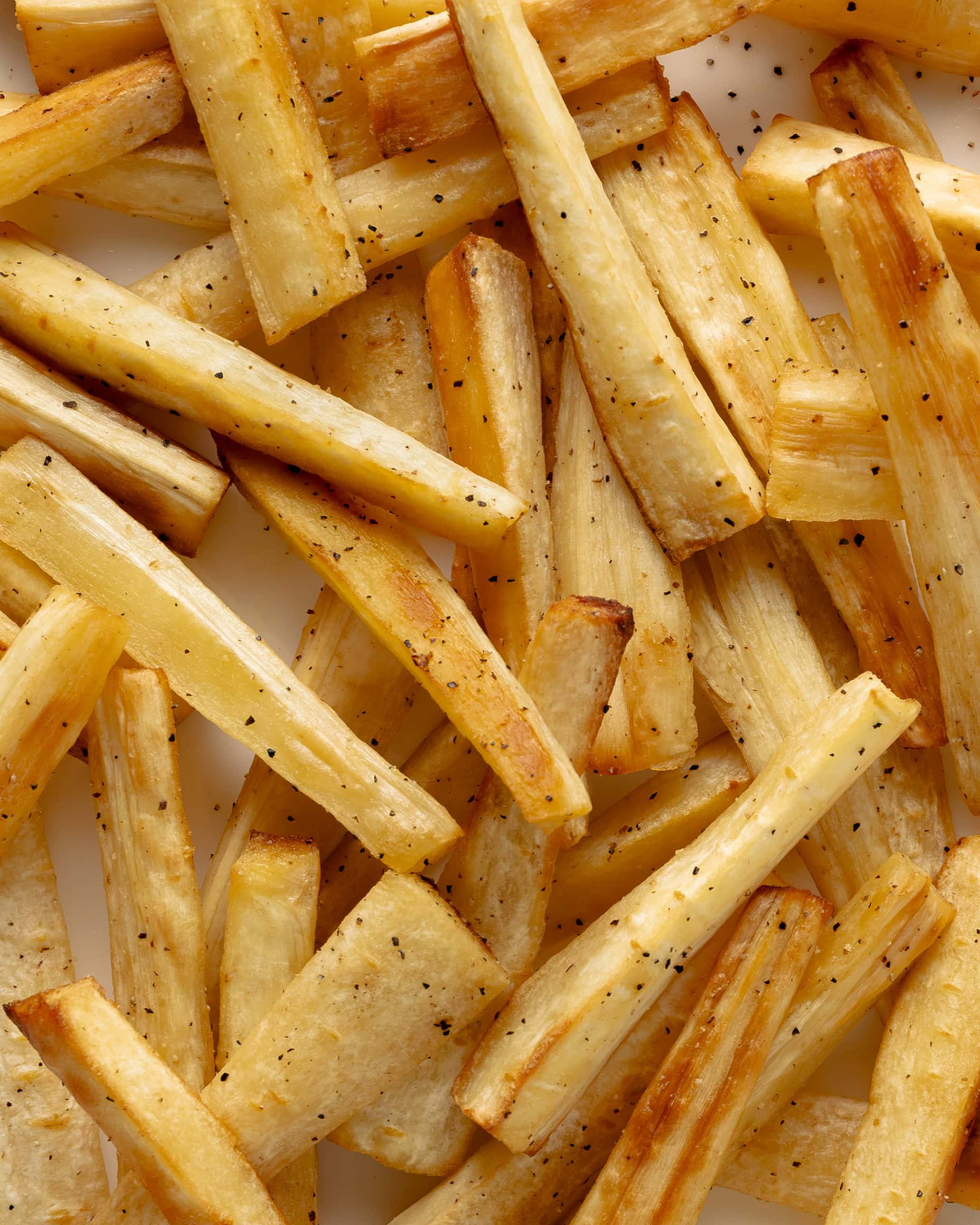 Roasted Parsnips up close photo.