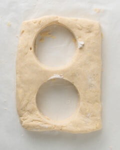 Cut out the biscuits.