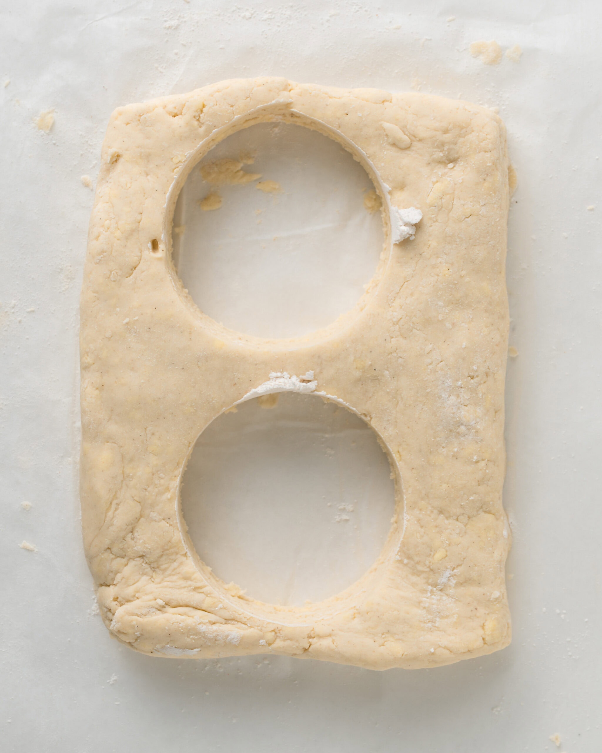 Cut out the biscuits.