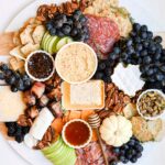 An aerial view of the full gluten-free charcuterie board used as the main image for the appetizers recipe category.