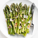 Asparagus with balsamic vinegar glaze