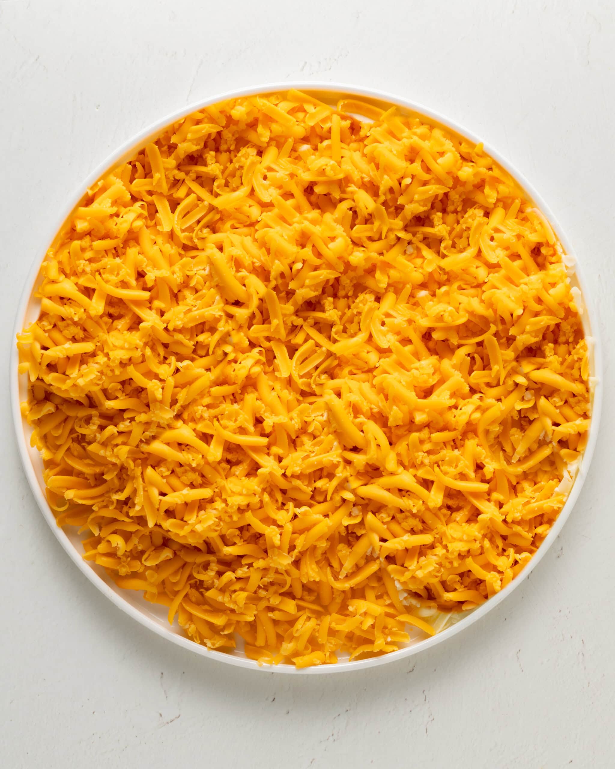 Shredded Cheese for buffalo dip.