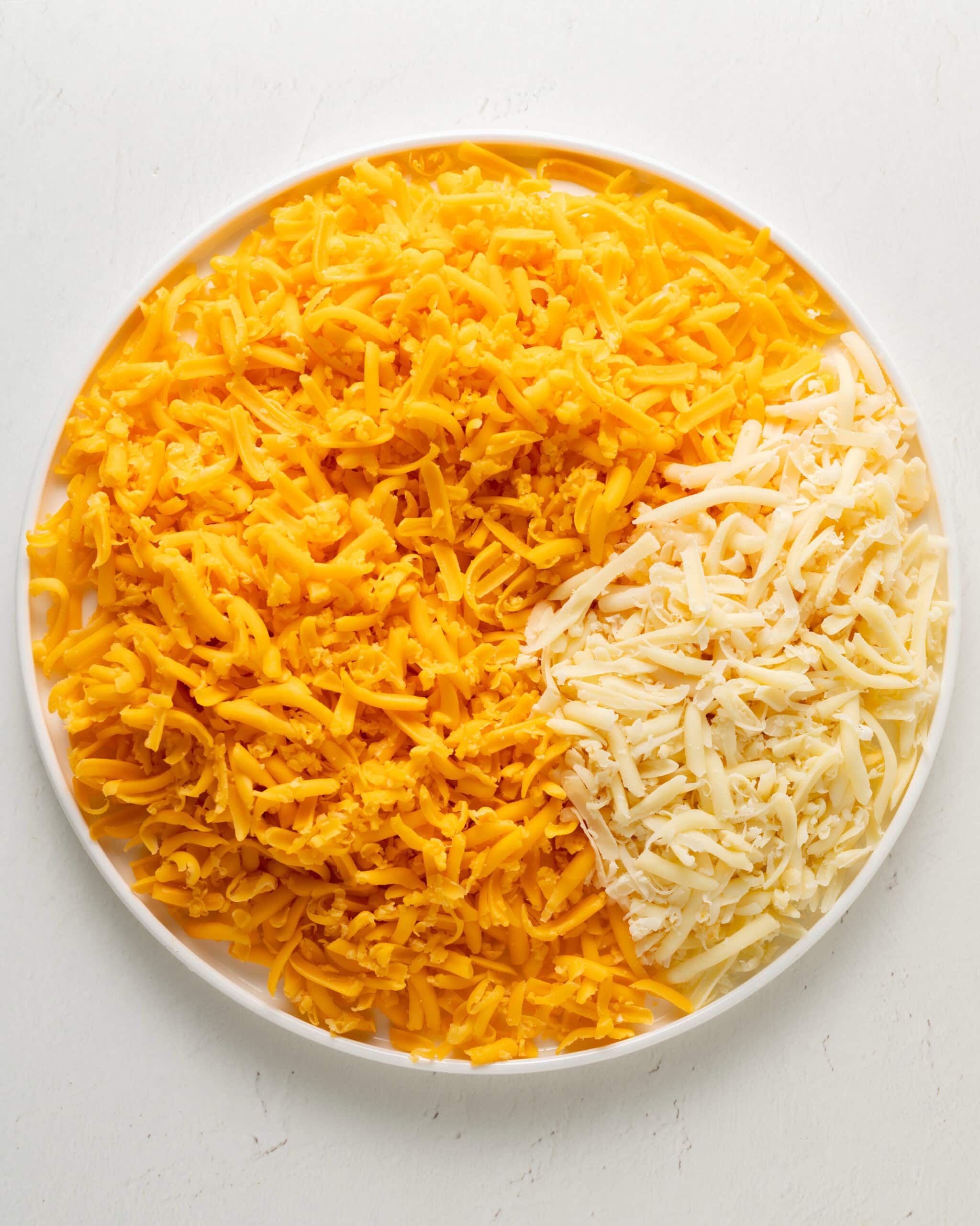 Four cheese plate for mac and cheese