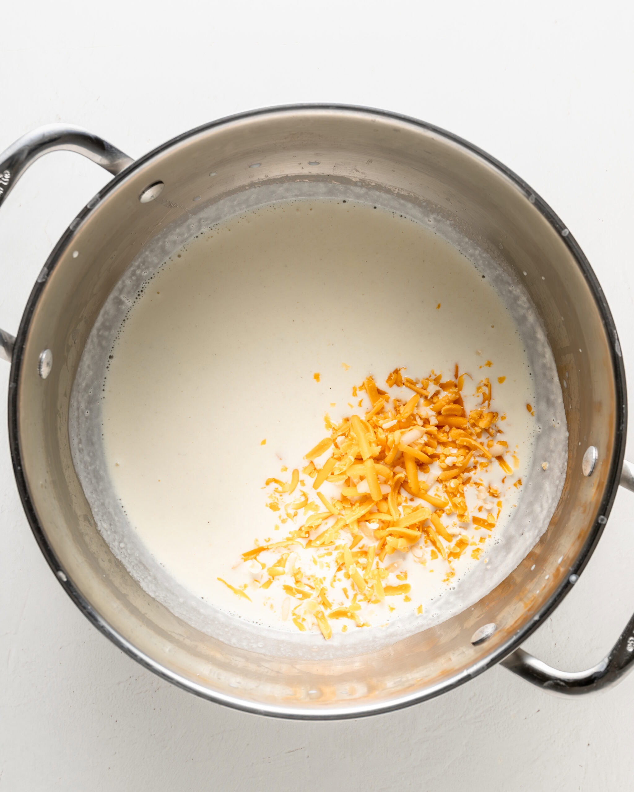 Roux with cheese.