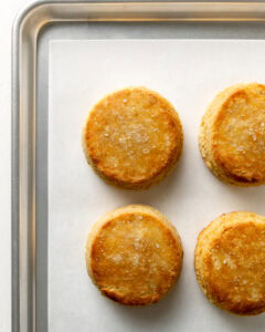 fully baked cornmeal biscuits.