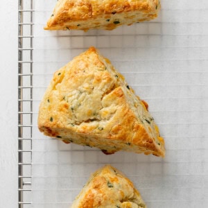 Gluten Free Cheddar and Chive Scones